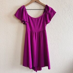 NWT | See You Monday | open back short sleeve dress | S